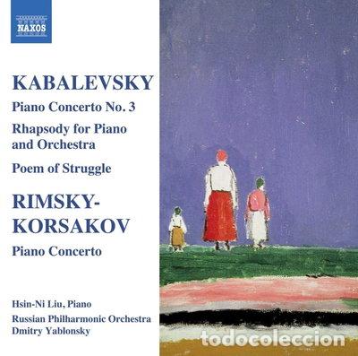 CD di Musica: Kabalevsky: Piano Concerto No. 3; Rimsky-Korsakov: Piano Concerto- 0747313279425