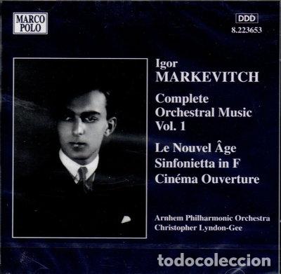 CD de M&uacute;sica: Markevitch: Complete Orchestral Music, Vol. 1- 0730099365321