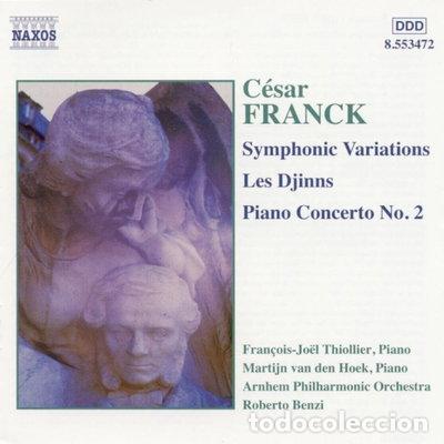 CDs de m&uacute;sica: C&eacute;sar Franck: Symphonic Variations, Les Djinns, Piano Concerto No. 2- 0730099447225