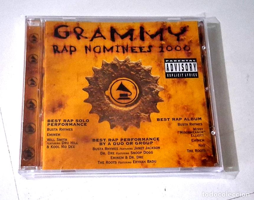 CDs de m&uacute;sica: CD &rdquo;GRAMMY RAP NOMINEES 2000&rdquo; CD 10 TRACKS EMINEM BUSTA RHYMES DRU HILL