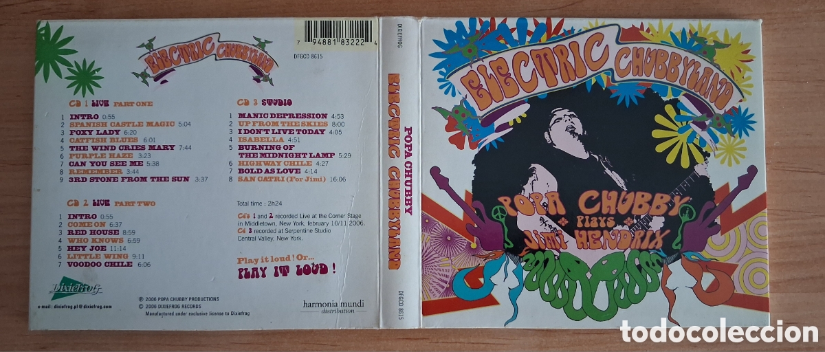 CDs de m&uacute;sica: Electric Chubbyland - Popa Chubby