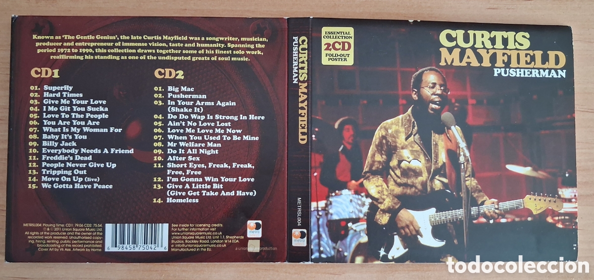 CDs de m&uacute;sica: Pusherman - Curtis Mayfield - Foto 1