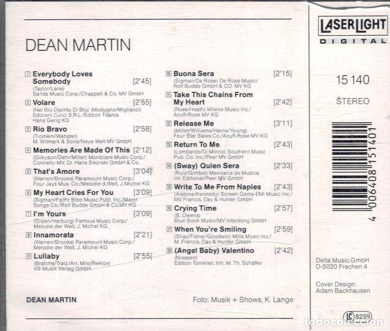 CDs de m&uacute;sica: Dean Martin - Dean Martin. CD - Foto 2