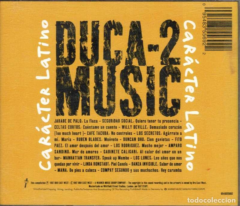 CDs de m&uacute;sica: Car&aacute;cter Latino. CD - Foto 2