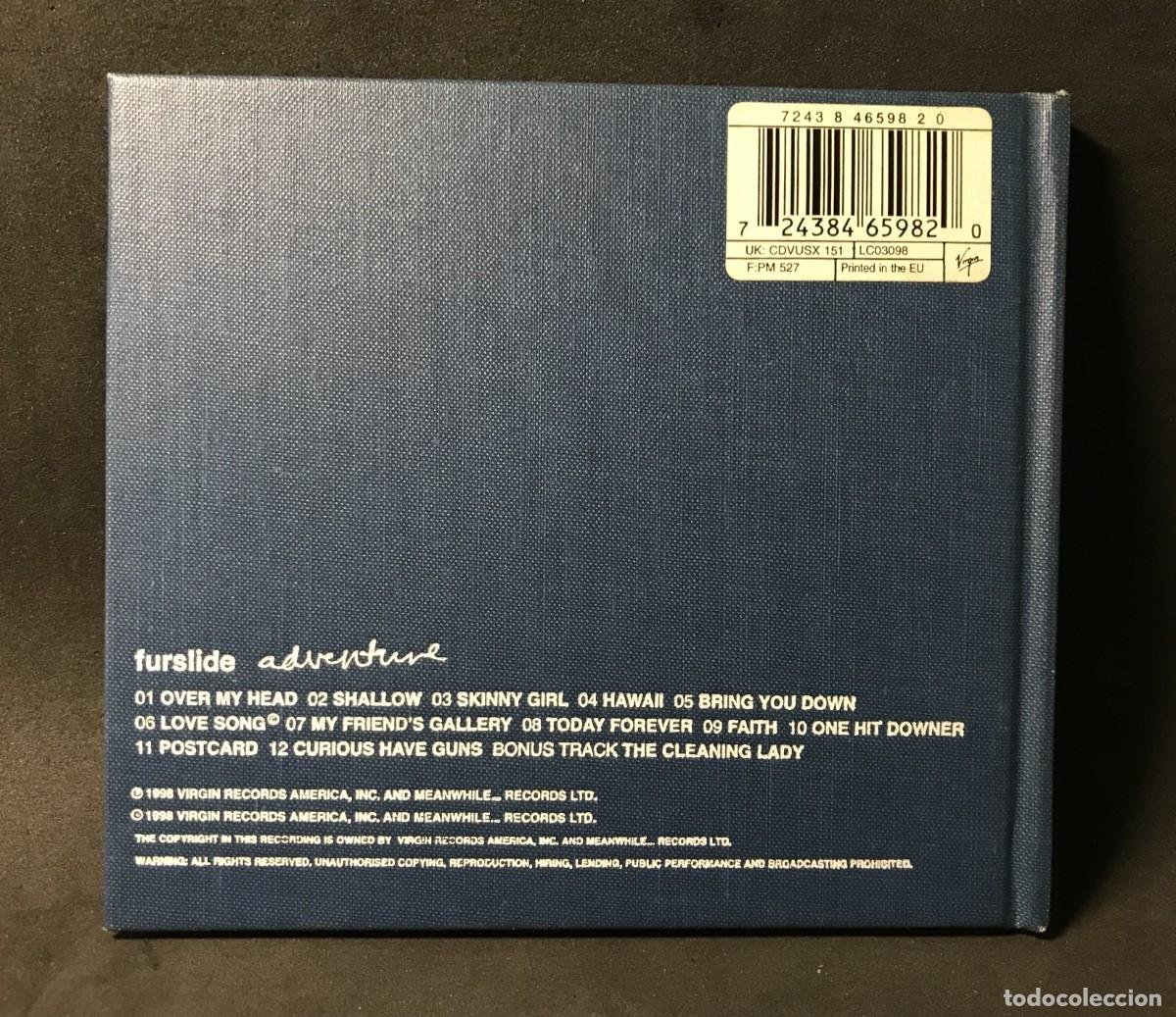 CDs de m&uacute;sica: Furslide &ndash; Adventure - CD Libro - Virgin - Foto 3