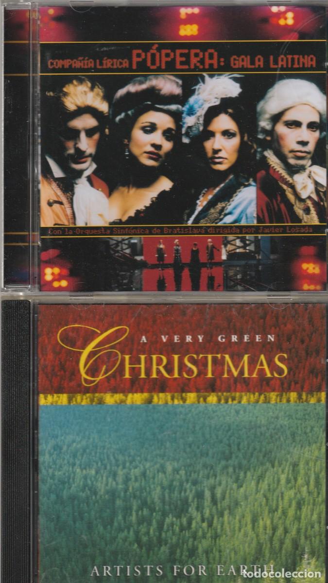 CDs de m&uacute;sica: P&oacute;pera -Compa&ntilde;&iacute;a L&iacute;rica + REGALO DEL CD A very green christmas CD NAVIDAD