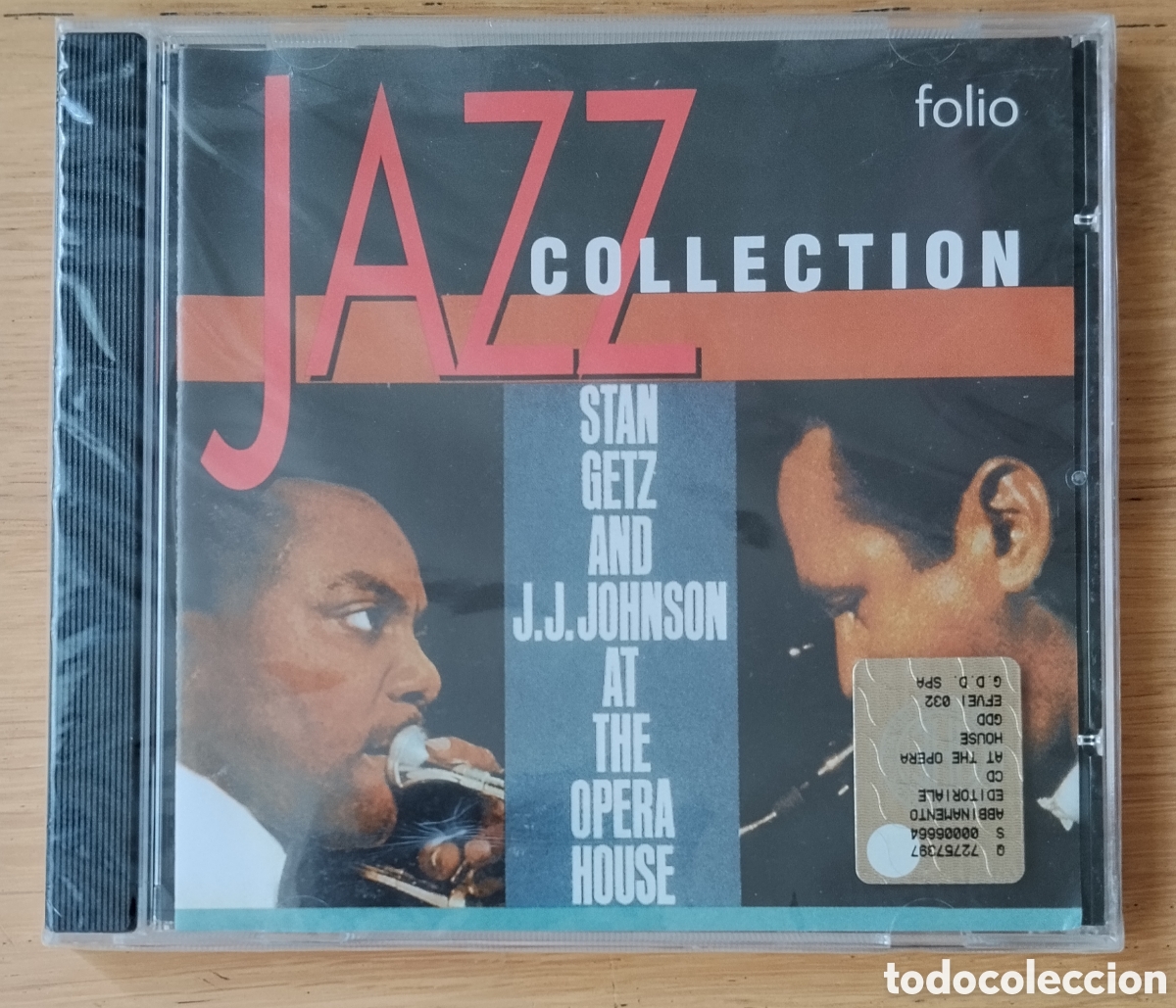 CDs de m&uacute;sica: STAN GETZ AND J. J. JOHNSON: &rdquo;AT THE OPERA HOUSE&rdquo; CD 2001- JAZZ