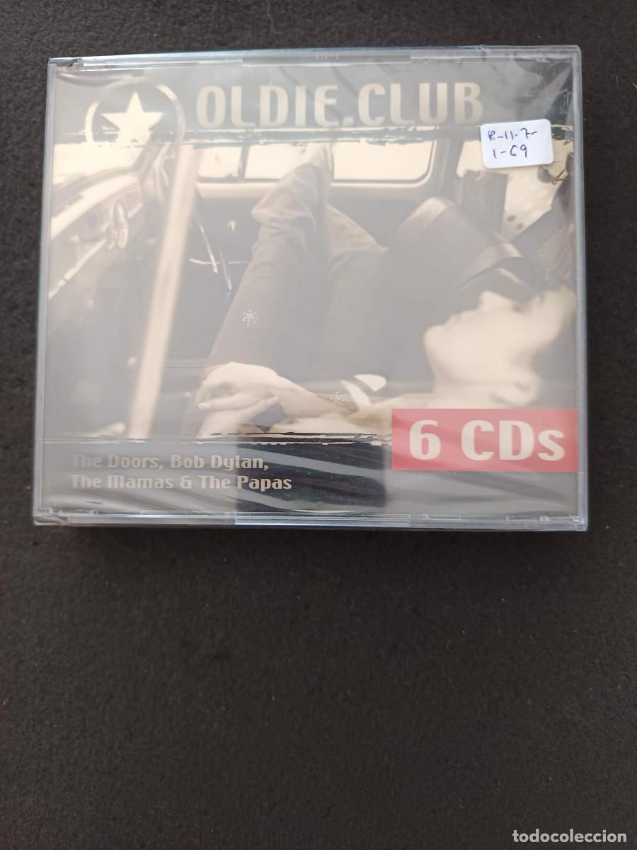 CDs de m&uacute;sica: CAJA 6 CD. OLDIE CLUB. THE DOORS, BOB DYLAN, THE MAMAS & THE PAPAS Y MUCHOS M&Aacute;S