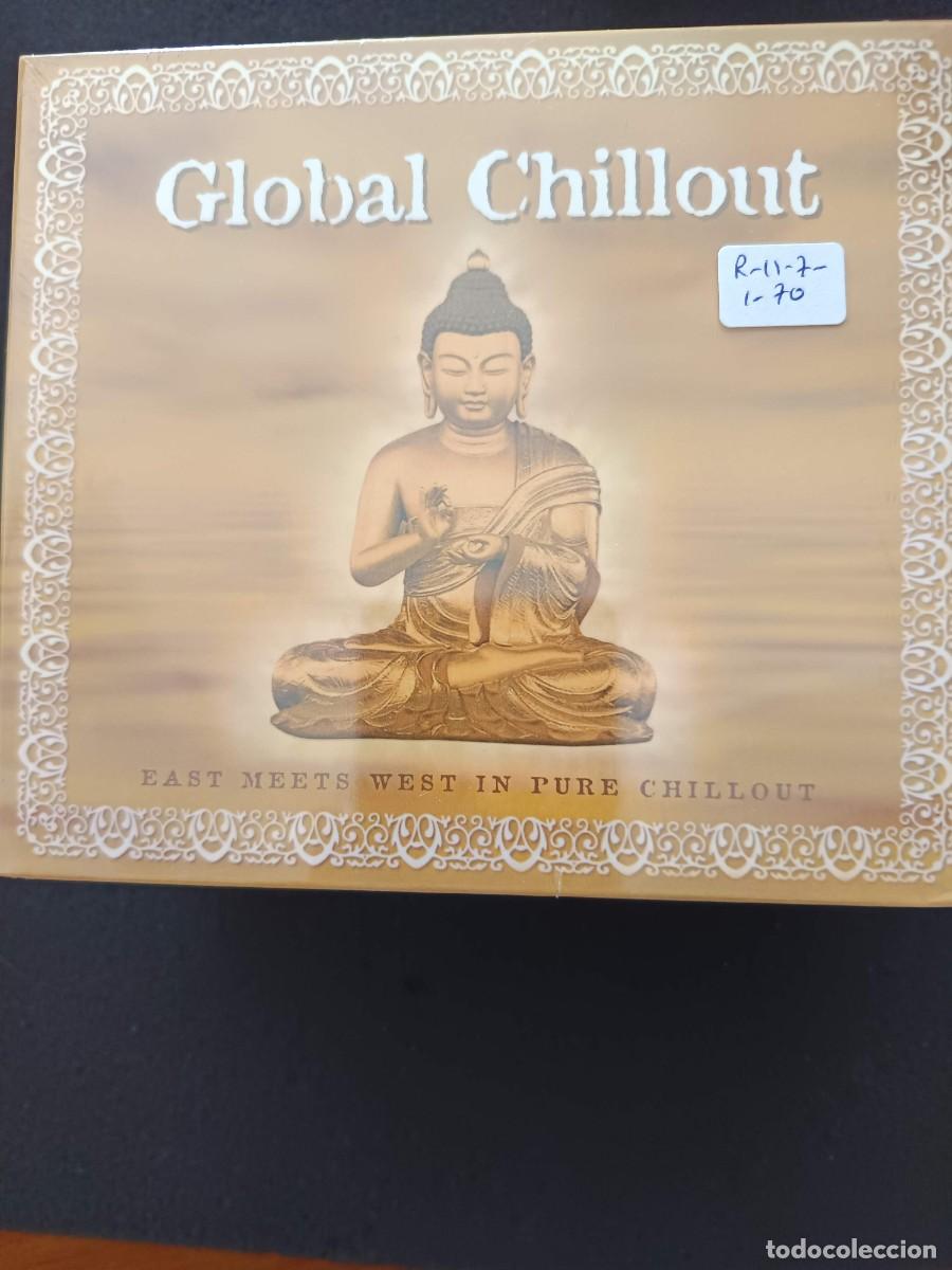 CDs de m&uacute;sica: CAJA 5 CD. GLOBAL CHILLOUT. EAST MEETS WEST IN PURE CHILLOUT