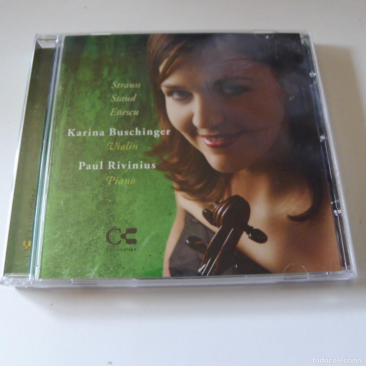 CDs de m&uacute;sica: Karina Buschinger, Paul Rivinius, Richard Strauss, Johannes Maria Staud, George Enescu CD