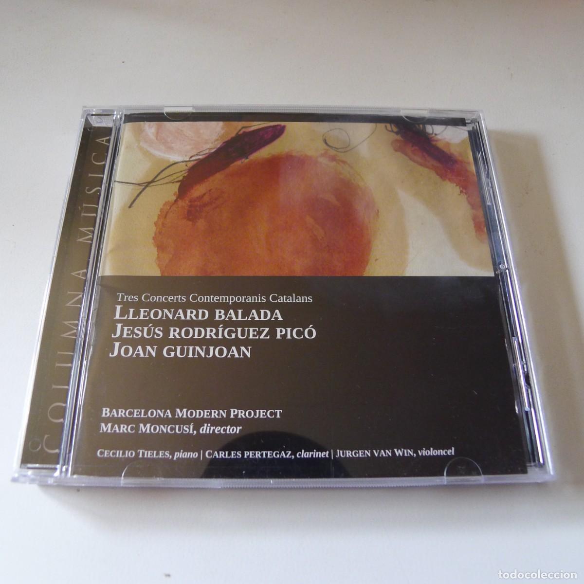 CDs de m&uacute;sica: Lleonard Balada, Jes&uacute;s Rodr&iacute;guez Pic&oacute;, Barcelona Mod. Project 3 concerts contemporanis catalan CD