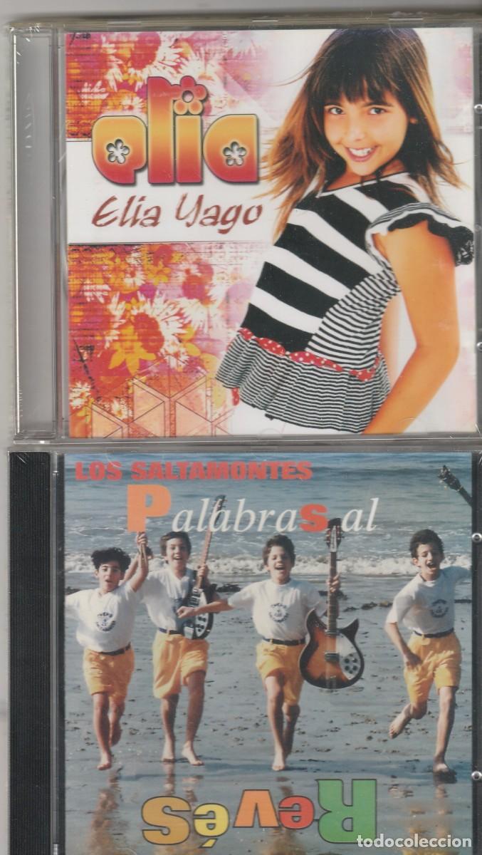 CDs de m&uacute;sica: 2 CDS -LOS SALTAMONTES PALABRAS A REVES + REGALO ELIA YAGO -ELIA CD