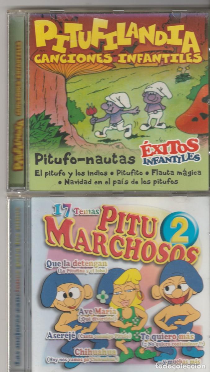 CDs de m&uacute;sica: PITUFILANDIA + REGALO PITU MARCHOSOS CANCIONES INFANTILES