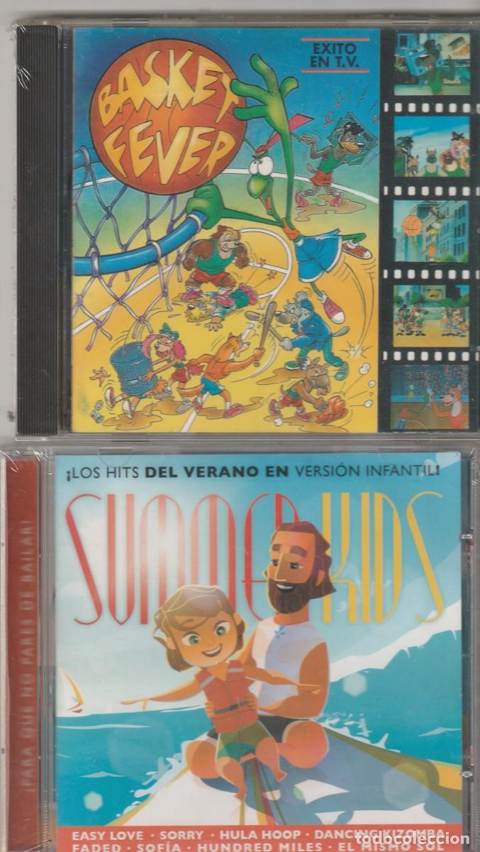 CDs de m&uacute;sica: 2 CDS-BASKET FEBER + REGALO SUMMER KIDS