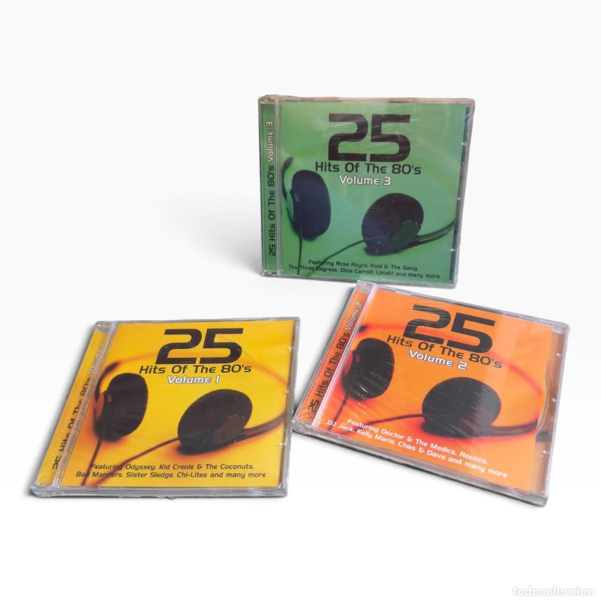 CDs de m&uacute;sica: Cole&ccedil;&atilde;o Lacrada 25 Hits dos Anos 80 &mdash; Volumes 1, 2 e 3