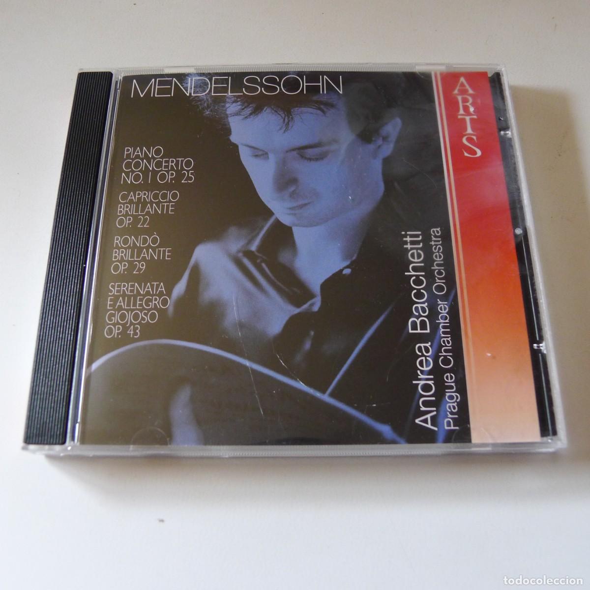 CDs de m&uacute;sica: Mendelssohn - Andrea Bacchetti, Prague Chamber Orchestra &ndash; Opere Per Pianoforte E Orchestra CD