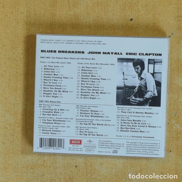 CDs de m&uacute;sica: JOHN MAYALL - BLUES BREAKERS WITH ERIC CLAPTON - CD - Foto 2