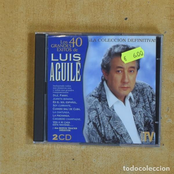 CDs de m&uacute;sica: LUIS AGUILE - LOS 40 GRANDES EXITOS - CD