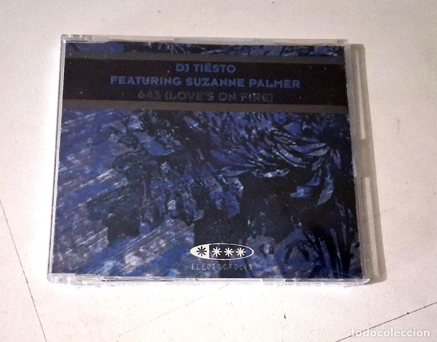 CDs de m&uacute;sica: DJ TIESTO FEAT SUZANNE PALMER &rdquo;643 LOVE'S ON FIRE&rdquo; CD SINGLE 6 TRACKS COMO NUEVO