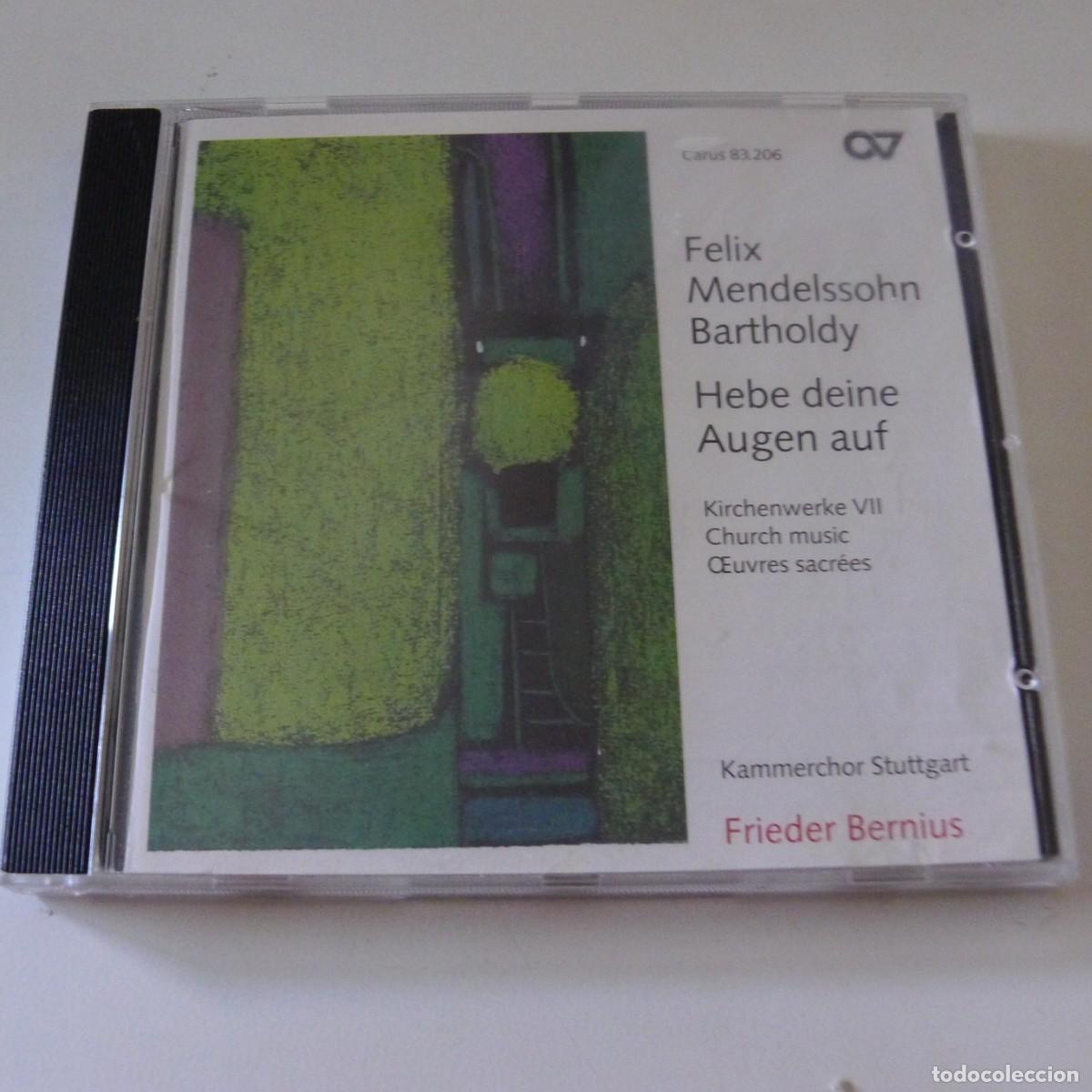 CDs de m&uacute;sica: Felix Mendelssohn Bartholdy Church Music = &OElig;uvres Sacr&eacute;es) CD