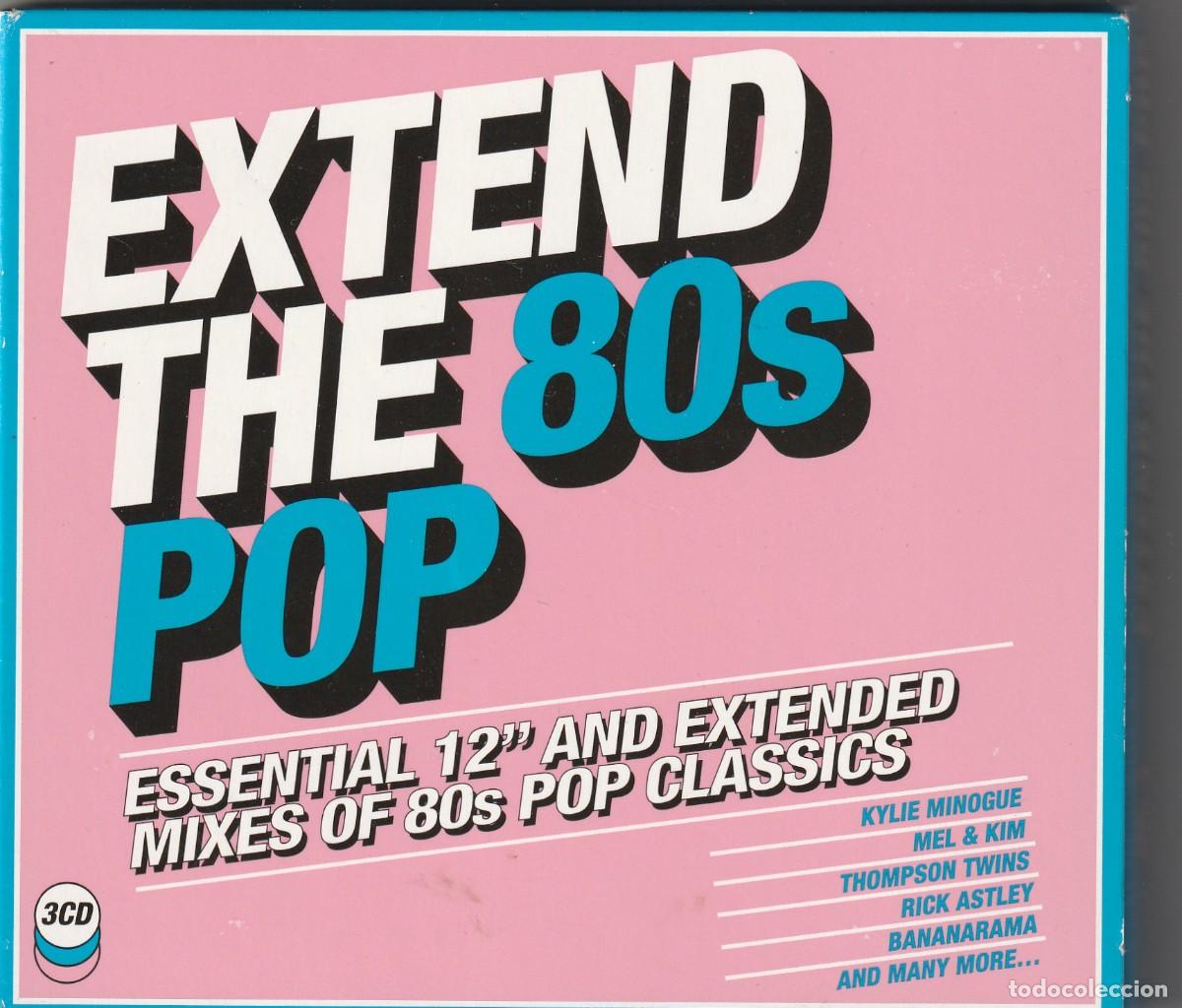 CDs de m&uacute;sica: EXTEND THE 80S POP. ESSENTIAL 12&rdquo; AND EXTENDED MIXES POP CLASSICS (3 X CD BMG 2018 UK)