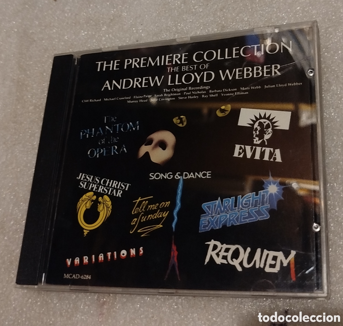 CDs de m&uacute;sica: The best of Andrew Lloyd Weber.