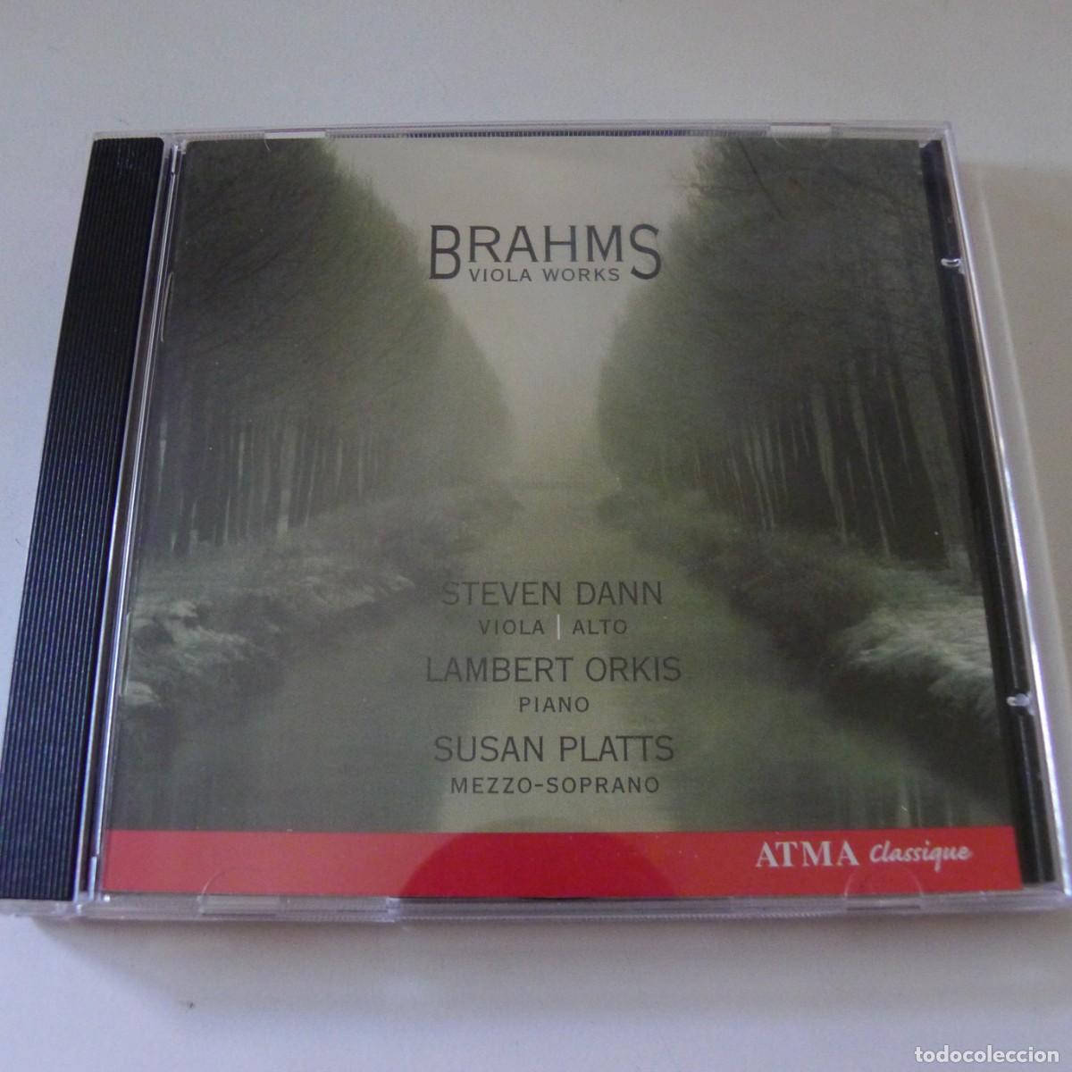 CDs de m&uacute;sica: Brahms - Steven Dann, Lambert Orkis, Susan Platts &ndash; Viola Works CD