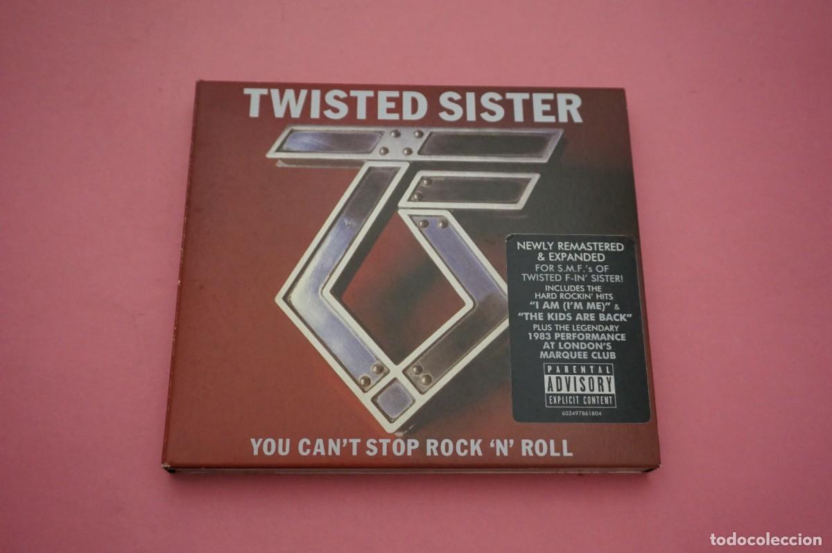 CDs de m&uacute;sica: DOBLE CD - TWISTED SISTER - YOU CAN'T STOP ROCK 'N' ROLL - DISCOS EN EXCELENTE ESTADO