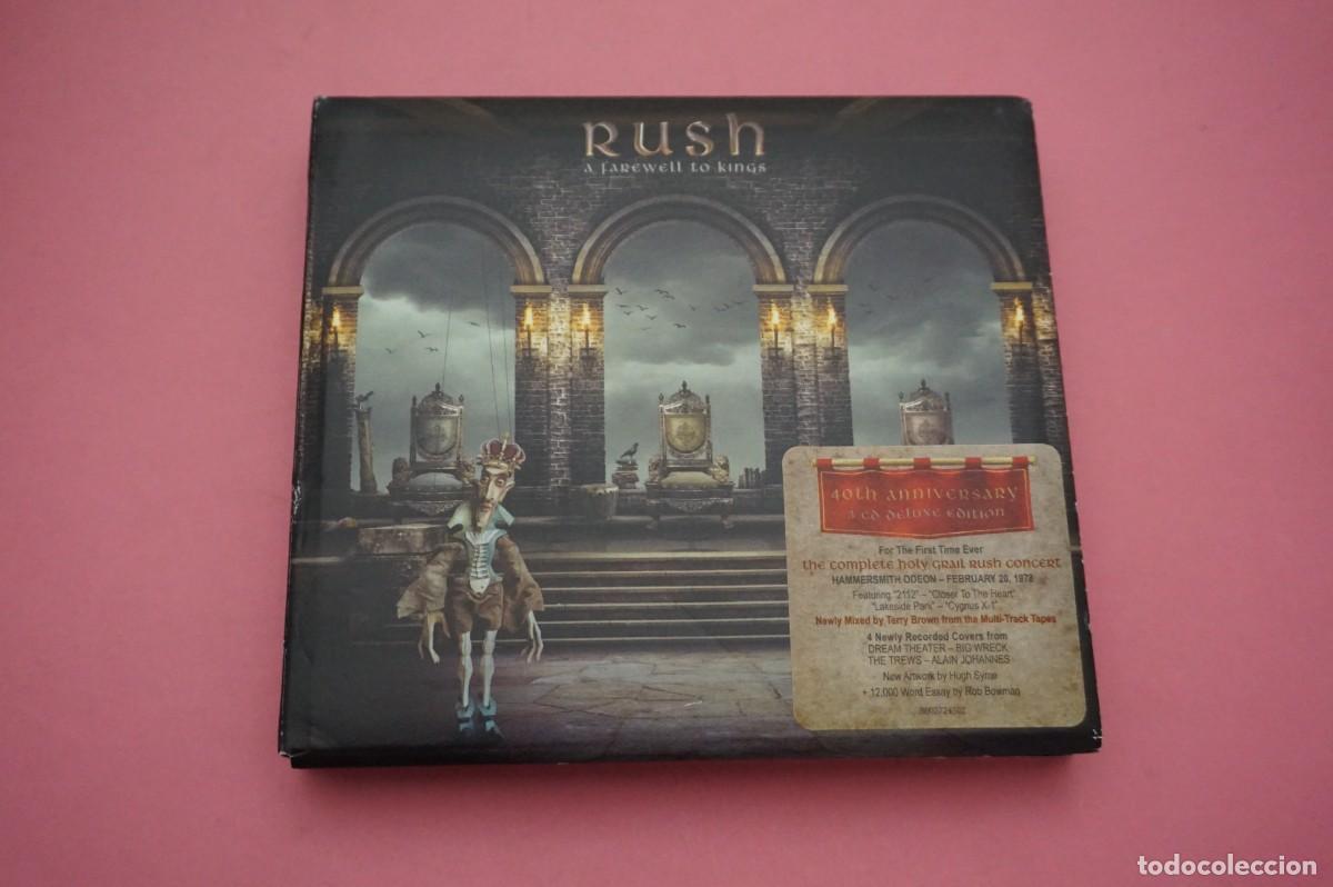 CDs de m&uacute;sica: TRIPLE CD / RUSH - A FAREWELL TO KINGS - 40 ANNIVERSARY DELUXE EDITION - DISCOS EN EXCELENTE ESTADO