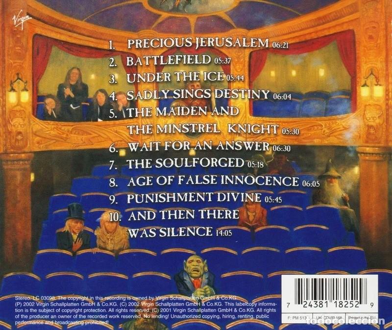 CDs de m&uacute;sica: BLIND GUARDIAN. A NIGHT AT THE OPERA. CD. - Foto 2