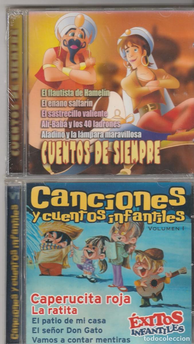 CDs de m&uacute;sica: CD CON CUENTOS DE SIEMPRE Y ADEMAS OTRO CANCIONES Y CUENTOS INFANTILES EN CD