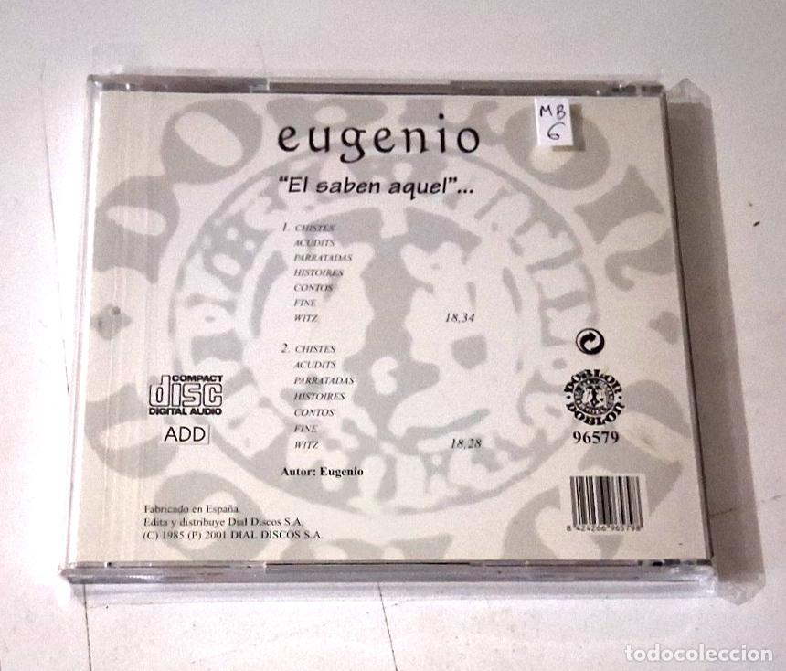 CDs de m&uacute;sica: EUGENIO &rdquo;EL SABEN AQUEL ... &rdquo; CD 2 TRACKS - Foto 2