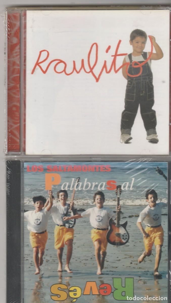 CDs de m&uacute;sica: RAULITO + DE REGALO LOS SALTAMONTES PALABRAS AL REVES 2 CDS INFANTILES