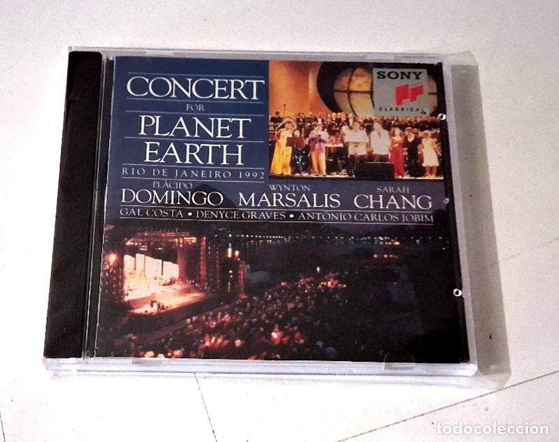 CDs de m&uacute;sica: PLACIDO DOMINGO WYNTON MARSALIS SARAH CHANG &rdquo;CONCERT FOR PLANET EARTH&rdquo; CD 14 TRA