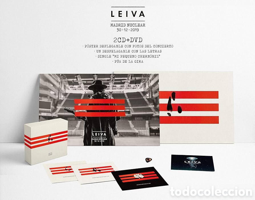 CDs de m&uacute;sica: Leiva Madrid Nuclear 2CD+DVD - Foto 1