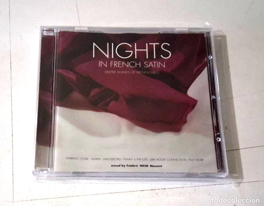 CDs de m&uacute;sica: CD &rdquo;NIGHTS IN FRENCH SATIN&rdquo; CD 11 TRACKS MIXED BY FREDERIC MFSB MESSENT