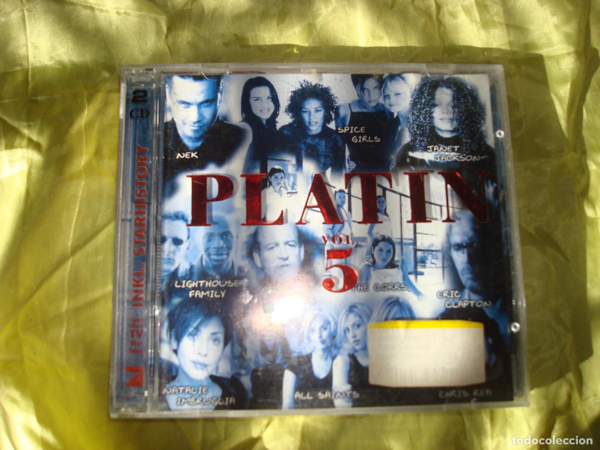 CDs de m&uacute;sica: PLATIN. VOL.5. DAS ALBUM DER MEGASONGS. JOE COCKER, NEK, CHRIS REA....2 CD&acute;S