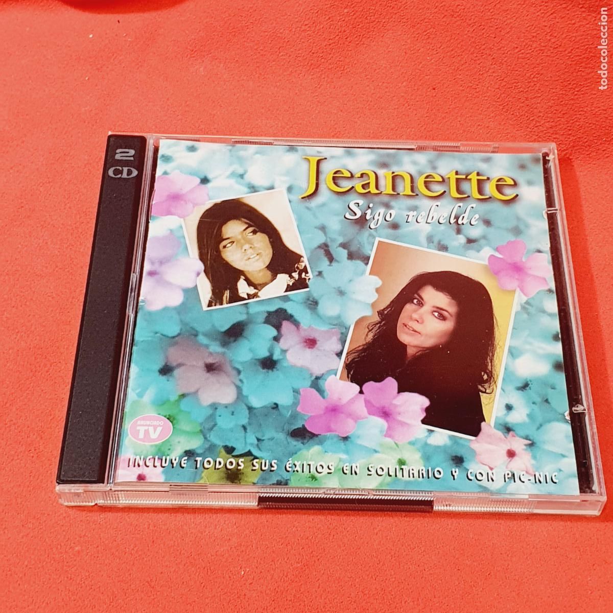 CDs de m&uacute;sica: CD DOBLE-JEANETTE-SIGO REBELDE-COMO NUEVO-VER FOTOGRAF&Iacute;AS.