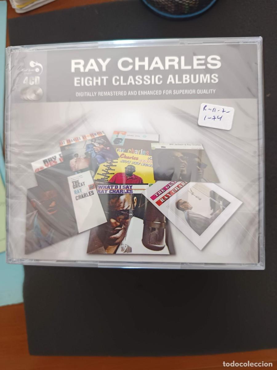 CDs de m&uacute;sica: BOX 4 CD. RAY CHARLES. EIGHT CLASSIC ALBUMS. REAL GONE JAZZ
