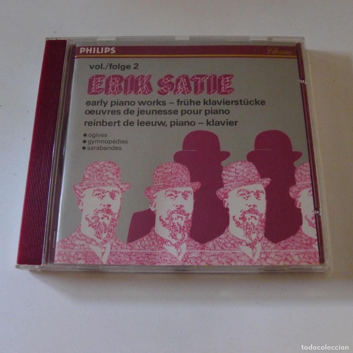 CDs de m&uacute;sica: Erik Satie &bull; Reinbert de Leeuw &OElig;uvres De Jeunesse Pour Piano Vol. 2 CD