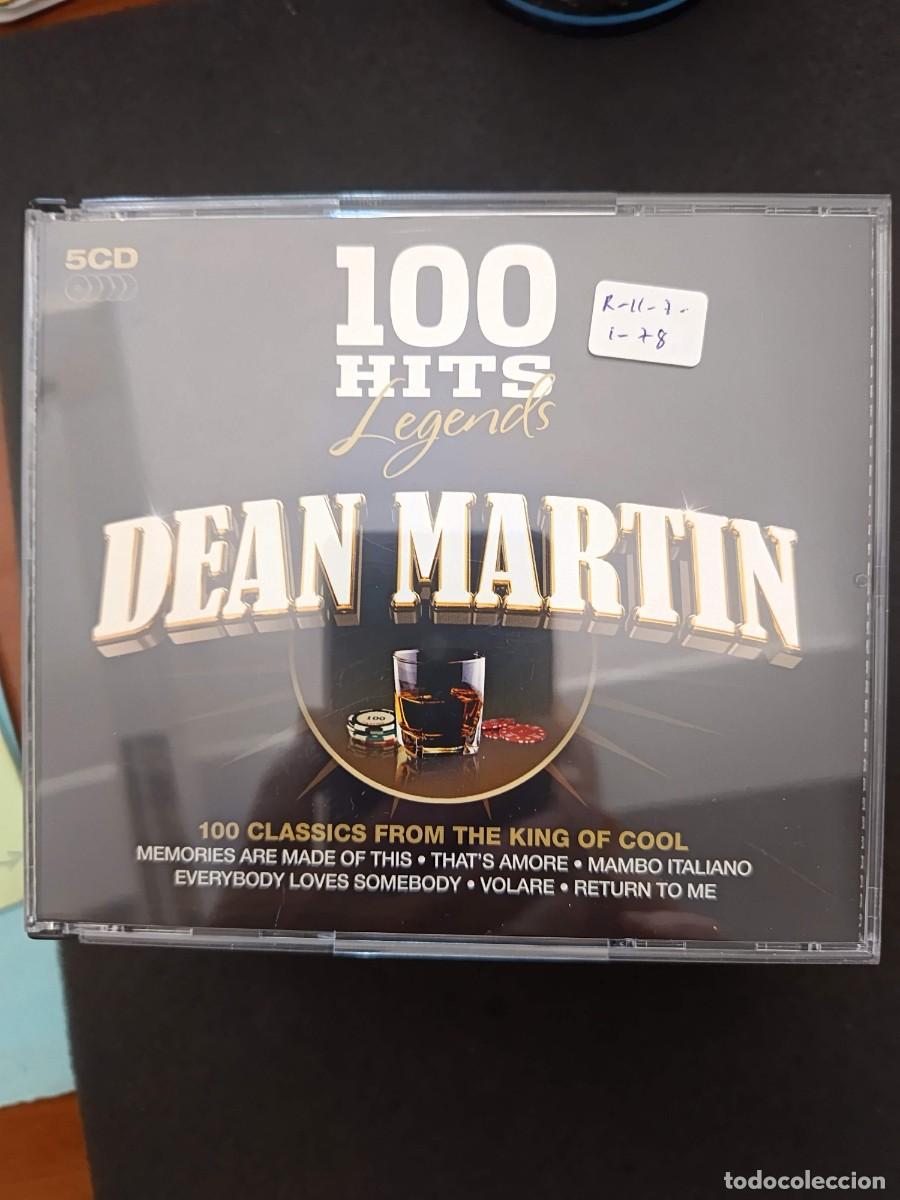 CDs de m&uacute;sica: BOX 5 CD. DEAN MARTIN. 100 HITS LEGENDS. 100 CLASSICS FROM THE KING OF COOL