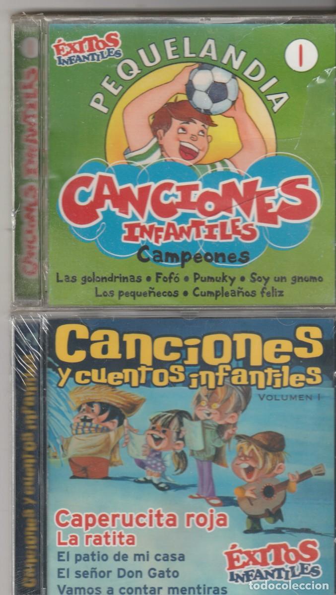 CDs de m&uacute;sica: 2 CDS-Pequelandia vol 1. Canciones infantiles-+REGALO CANCIONES Y CUENTOS INFANTILES