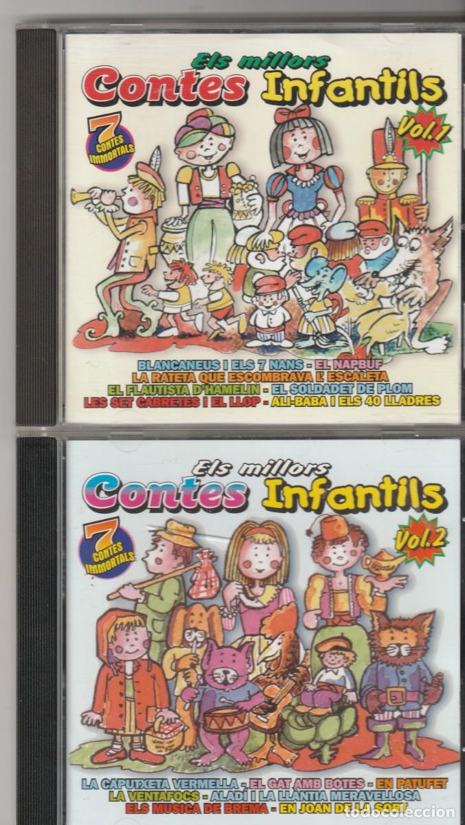 CDs de m&uacute;sica: ELS MILLORS CONTES INFANTILS VL 1 - VL 2 -2 CDS CATALANS