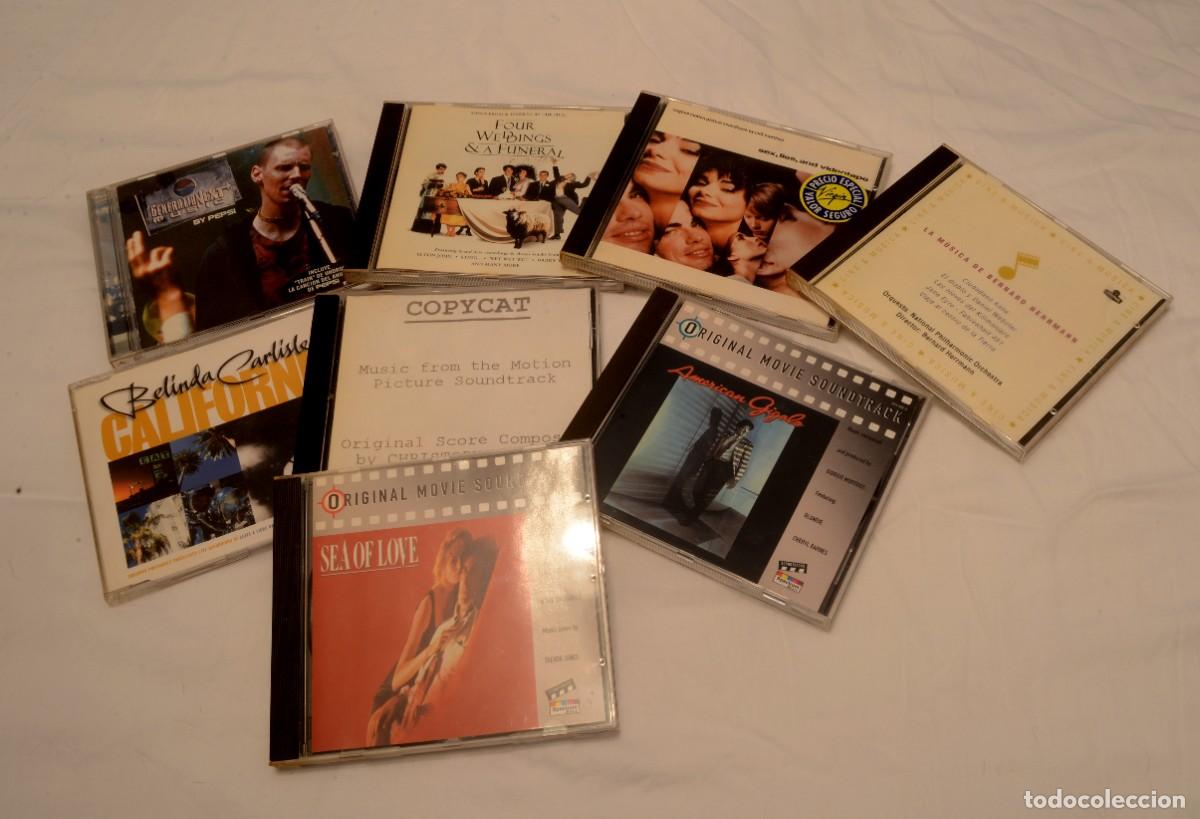 CDs de m&uacute;sica: LOTE DE 8 CD&acute;S ORIGINALES DE PEL&Iacute;CULAS CIUDADANO KANE, AMERICAN GIGOLO, ETC