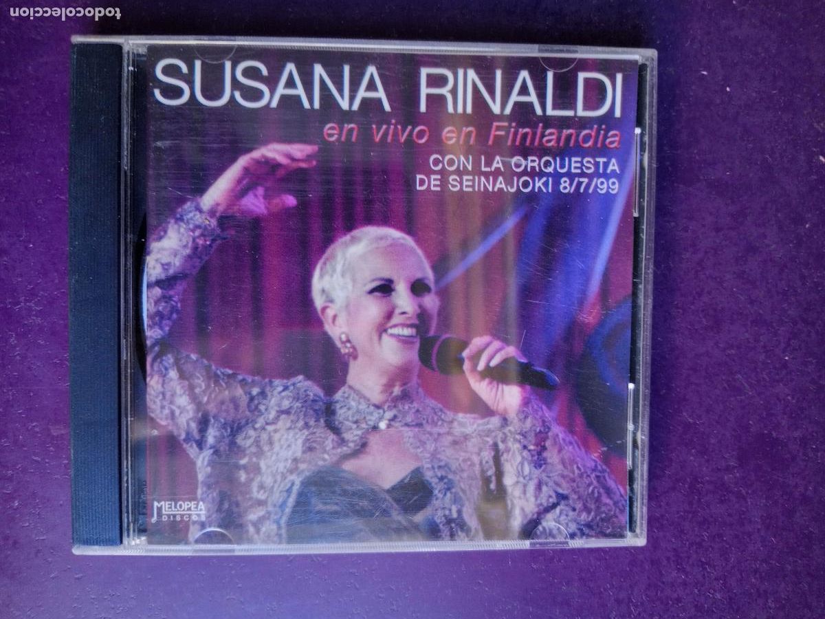 CDs de m&uacute;sica: Susana Rinaldi + Orquesta De Seinajoki &lrm;&ndash; En Vivo En Finlandia - CD MELOPEA 2000, ARGENTINA TANGO