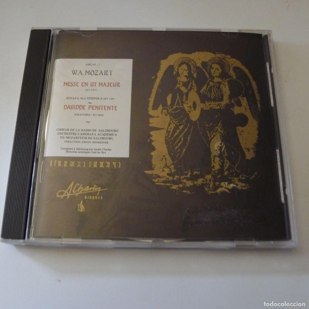 CDs de m&uacute;sica: Wolfgang Amadeus Mozart Messe En Ut Majeur (KV 337), Sonata All'Epistola (KV 336 CD
