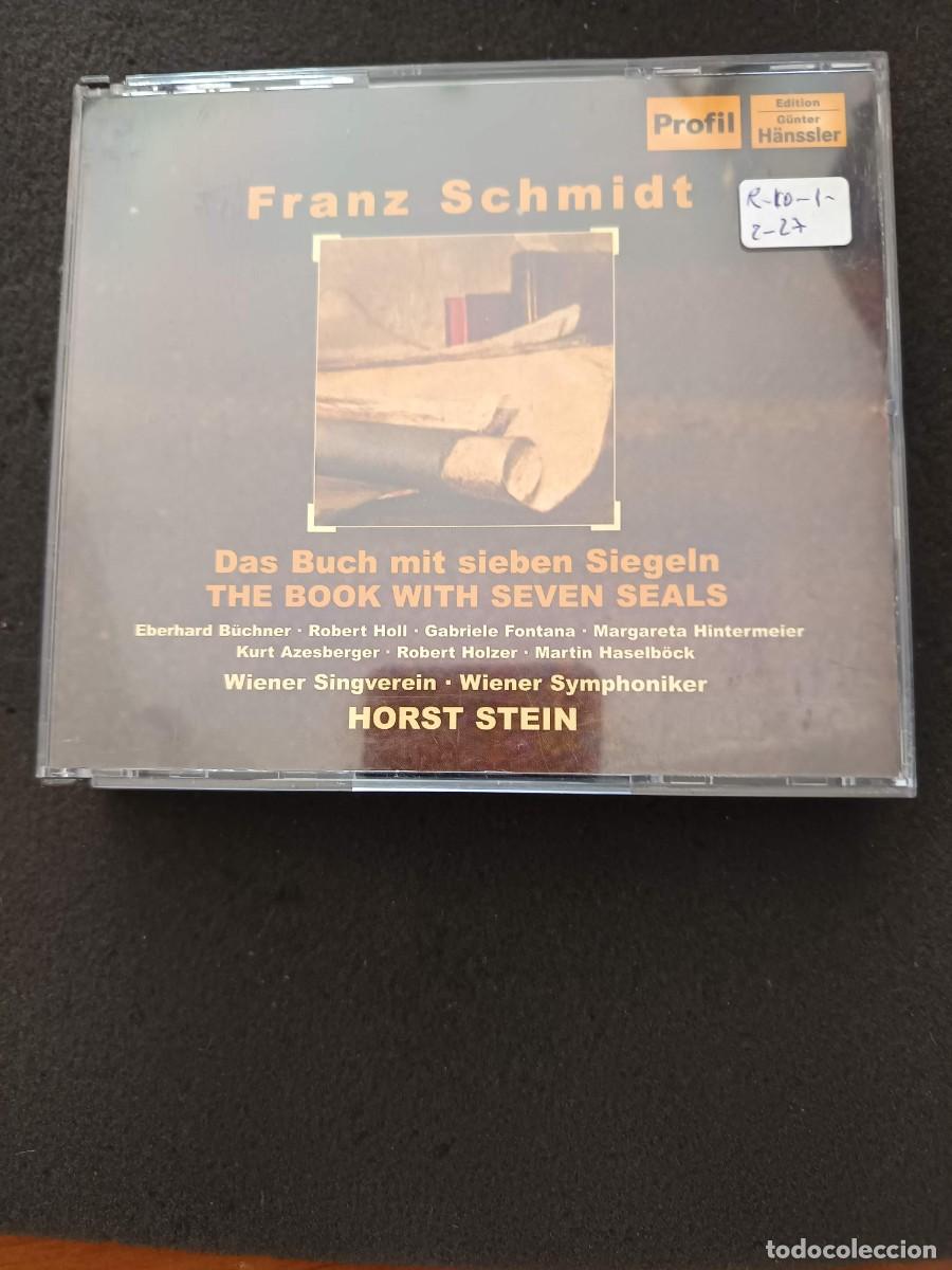 CDs de m&uacute;sica: 2 CD. FRANZ SCHMIDT. DAS BUCH MIT SIEBEN SIEGELN (THE BOOK WITH SEVEN SEALS). DIR: HORST STEIN