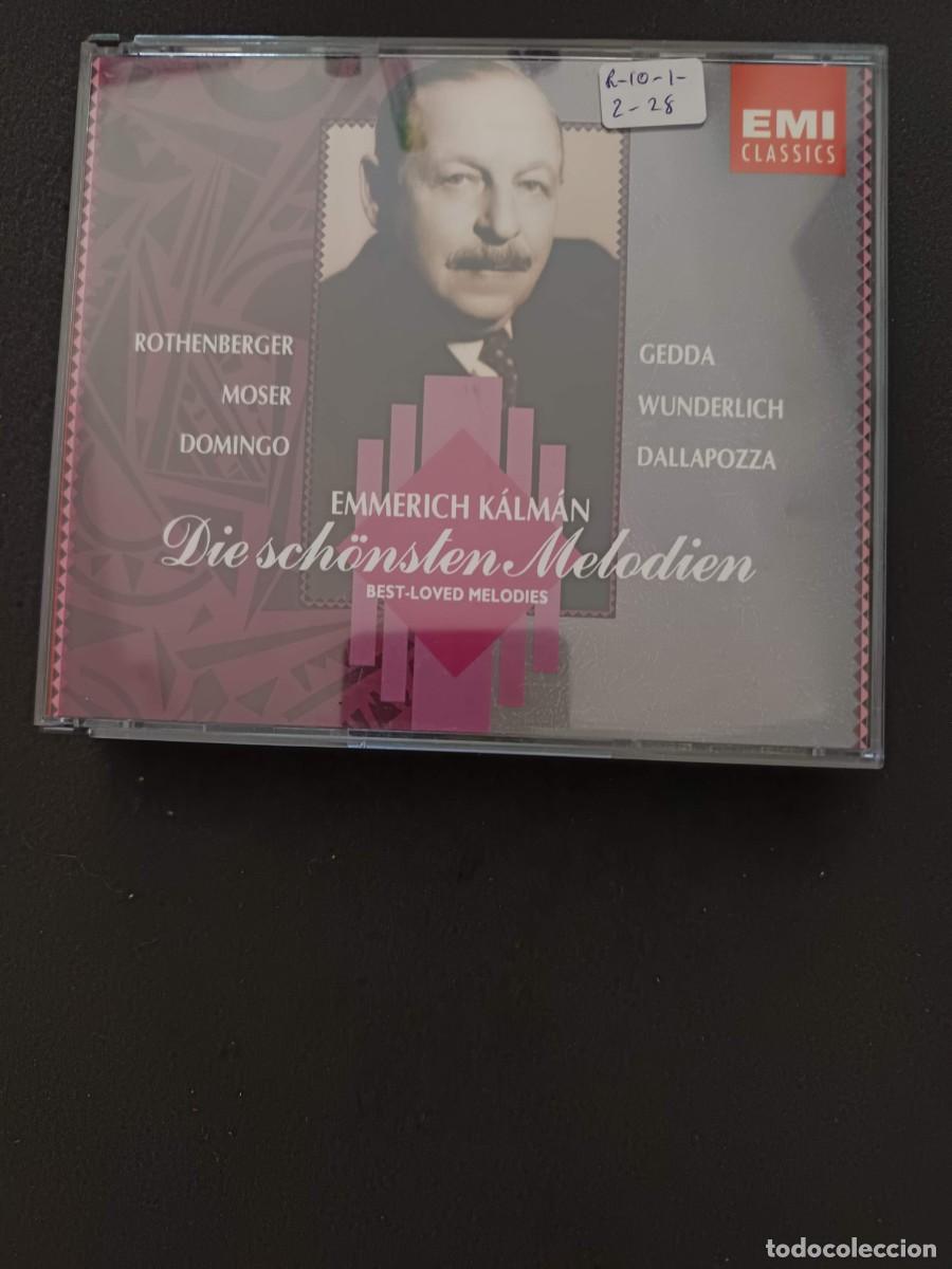 CDs de m&uacute;sica: 2 CD. EMMERICH K&Aacute;LM&Aacute;N: DIE SCH&Ouml;NSTEN MELODIEN (BEST-LOVED MELODIEN). ROTHENBERGER, MOSER, DOMINGO, G