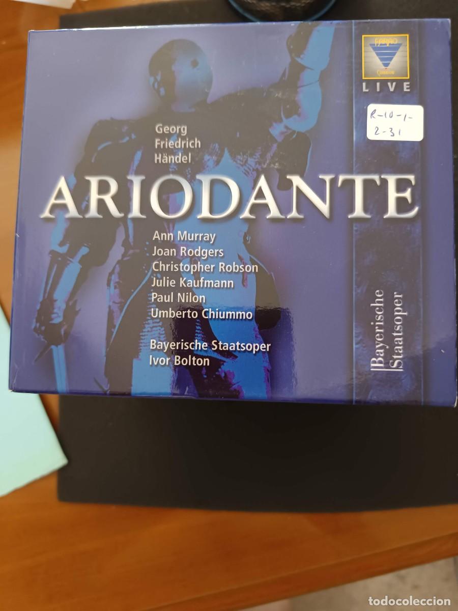 CDs de m&uacute;sica: 3 CD. H&Auml;NDEL: ARIODANTE. DIR: IVOR BOLTON. INT&Eacute;RP: ANN MURRAY, JOAN RODGERS, CHRISTOPHER ROBSON