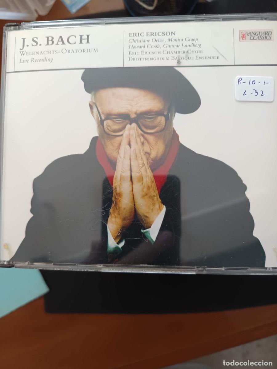 CDs de m&uacute;sica: 2 CD. J. S. BACH: WEIHNACHTS-ORATORIUM. LIVE RECORDING. DIR: ERIC ERICSON. INT&Eacute;RP: CROOK, OELZE, GRO